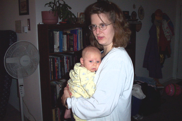 Baby Andrew and Mommy Ruth