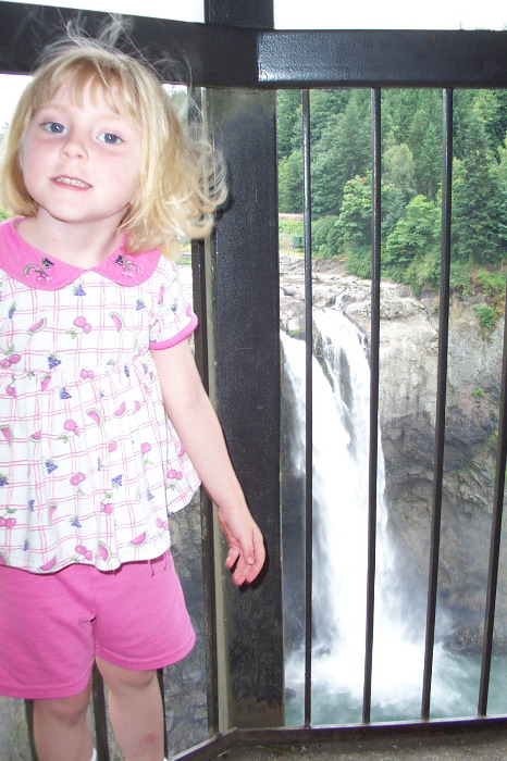 Hannah at the Falls
