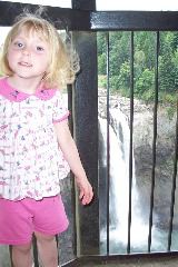 Hannah at the Falls
