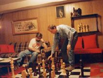 Marty and Todd playing Chess